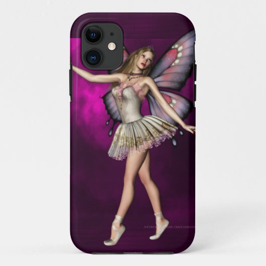 Ballerina Fairy Artwork D1 iPhone 5 ID Hoesje (Achterkant)