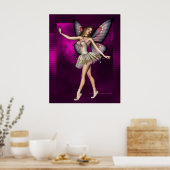 Ballerina Fairy Artwork D1 Poster Afdrukken (Keuken)