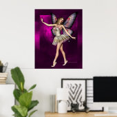 Ballerina Fairy Artwork D1 Poster Afdrukken (Thuiskantoor)