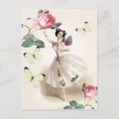 Ballerina Fairy Briefkaart (Voorkant)