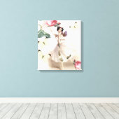 Ballerina Fairy Canvas Afdruk (Insitu (Houten vloer))