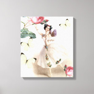 Ballerina Fairy Canvas Afdruk