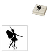 Ballerina Fairy Dancer Rubberstempel (Gestempeld)