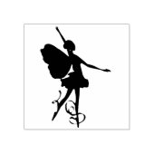 Ballerina Fairy Dancer Rubberstempel (Afrduk)