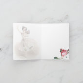Ballerina Fairy Kaart (Binnen)