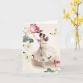 Ballerina Fairy Kaart (Gele Bloem)
