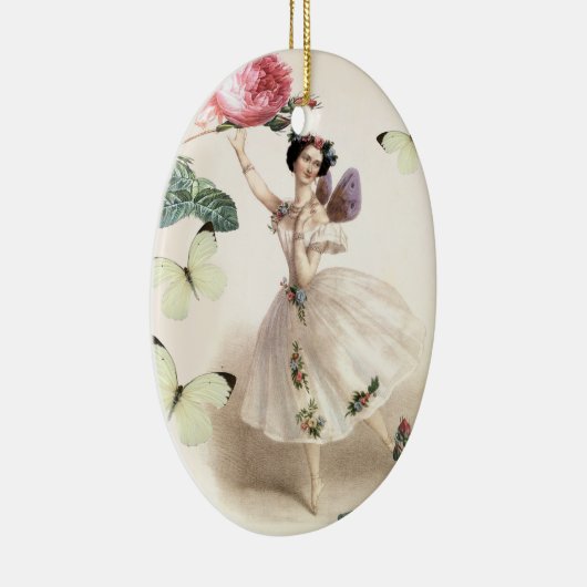 Ballerina Fairy Keramisch Ornament (Rechts)