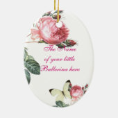 Ballerina Fairy Keramisch Ornament (Achterkant)