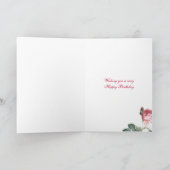 Ballerina Fairy Verjaardag Kaart (Binnen)