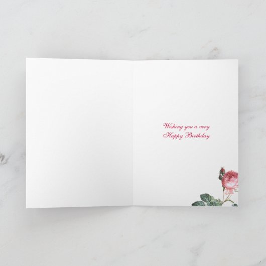 Ballerina Fairy Verjaardag Kaart (Binnen)