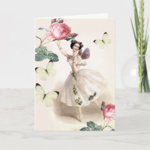 Ballerina Fairy Verjaardag Kaart