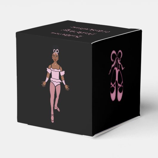 Ballerina Favor Box #1 Bedankdoosjes (Achterkant)