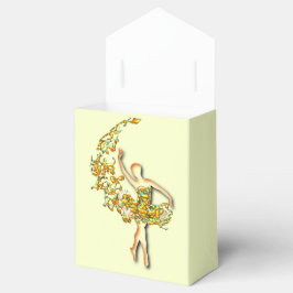Ballerina Favor Box Ballet Dancer Vrouw Bedankdoosjes