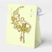 Ballerina Favor Box Ballet Dancer Vrouw Bedankdoosjes (Achterkant)