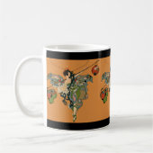 Ballerina Fee Met Lantaarns Koffiemok (Links)