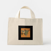 Ballerina Fee Met Lantaarns Mini Tote Bag (Achterkant)