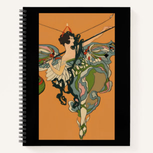Ballerina Fee Met Lantaarns Notitieboek