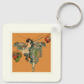 Ballerina Fee Met Lantaarns Sleutelhanger (Achterkant)