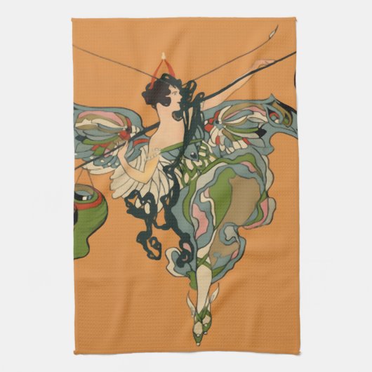 Ballerina Fee Met Lantaarns Theedoek (Verticaal)