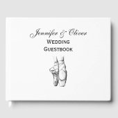 Ballerina Feet on Pointe #1 Gastenboek (Voorkant)