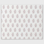 Ballerina Feet on Pointe #1 Lt Roze Cadeaupapier (Vlak)