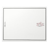 Ballerina Feet on Pointe #1 Lt Roze Notitieblok (Voorkant)