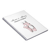Ballerina Feet on Pointe #1 Lt Roze Notitieboek (Rechterzijde)