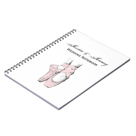 Ballerina Feet on Pointe #1 Lt Roze Notitieboek (Linkerzijde)
