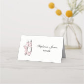 Ballerina Feet on Pointe #1 Lt Roze Plaatskaartje (Voorkant)
