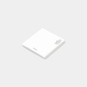 Ballerina Feet on Pointe #1 Lt Roze Post-it® Notes (Schuin)