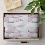 Ballerina Feet on Pointe #1 Lt Roze Tissuepapier (Geschenk)