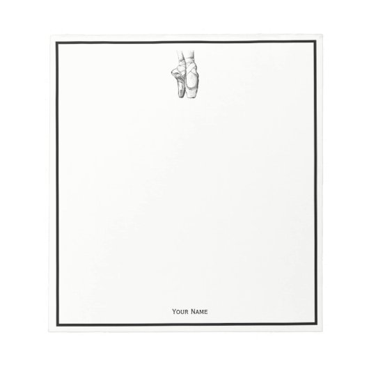 Ballerina Feet on Pointe #1 Notitieblok (Voorkant)