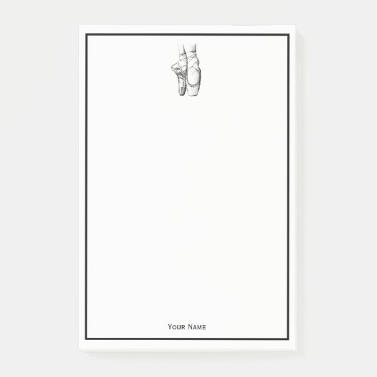Ballerina Feet on Pointe #1 Post-it® Notes (Voorkant)