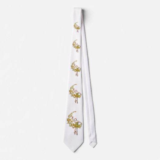 Ballerina Fire Stropdas Ballet Dancer Girl (Voorkant)