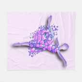 Ballerina Fleece Deken (Voorkant (Horizontaal))