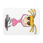 Ballerina Flexible Magnet Magneet (Horizontaal)