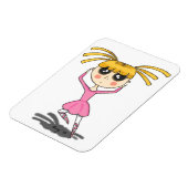Ballerina Flexible Magnet Magneet (Linkerzijde)