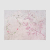 Ballerina Floral Botanical Heart Decoupage Tissuepapier (Voorkant)