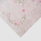 Ballerina Floral Botanical Heart Decoupage Tissuepapier (Detail)