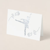 Ballerina Folie Kaarten (Voorkant)