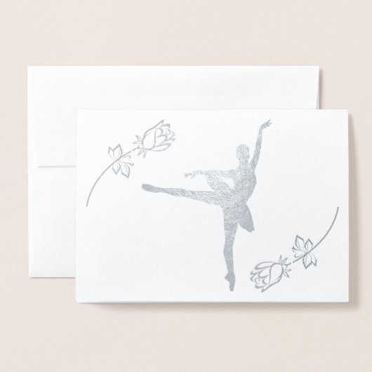 Ballerina Folie Kaarten (Voorkant met envelop)