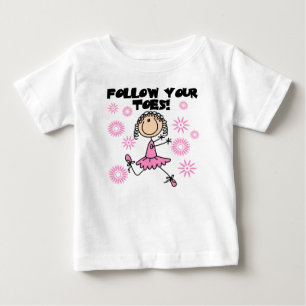 Ballerina Follow Your Toes T-shirts en cadeaus