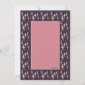 Ballerina Fotouitnodiging Kaart (Achterkant)