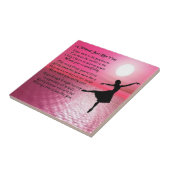 Ballerina - Friend Poem Tile Tegeltje (Zijkant)