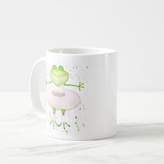 Ballerina Frog Koffiemok (Voorkant links)