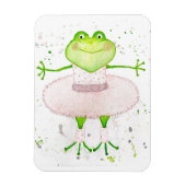 Ballerina Frog Magneet (Verticaal)