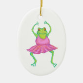 Ballerina Frog Ornament (Voorkant)
