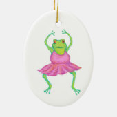 Ballerina Frog Ornament (Achterkant)