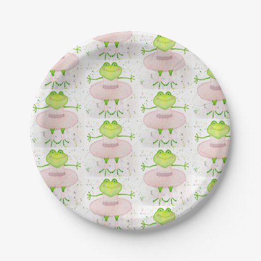 Ballerina Frog papier bord (Voorkant)