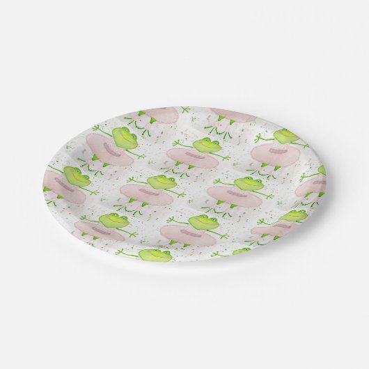 Ballerina Frog papier bord (Gekanteld)